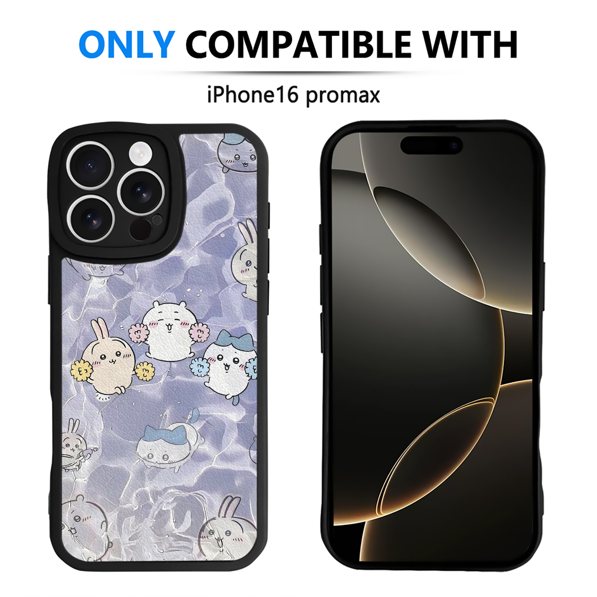 （画像用） ちいかわ Chii-kawa 【iPhone 16シリーズ対応】シリコンスマホケース（レザー調） 材質：シリコン